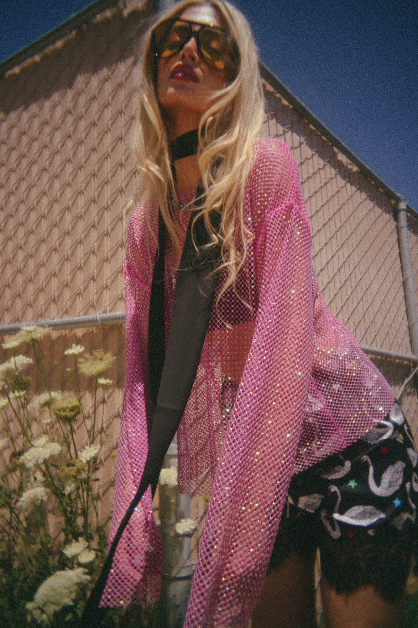 Mirrorball Boxy Top in Pink Bubblegum - Dressed in Lala