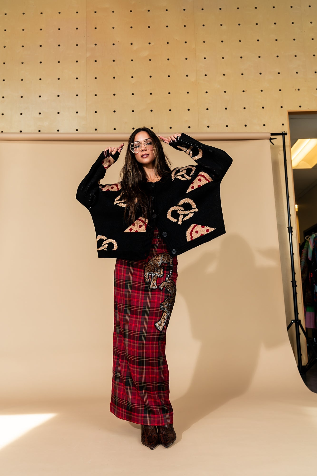 Mischief Maker Plaid Skirt in Red *PREORDER BEGINS SHIPPING 10/3* - Dressed in Lala