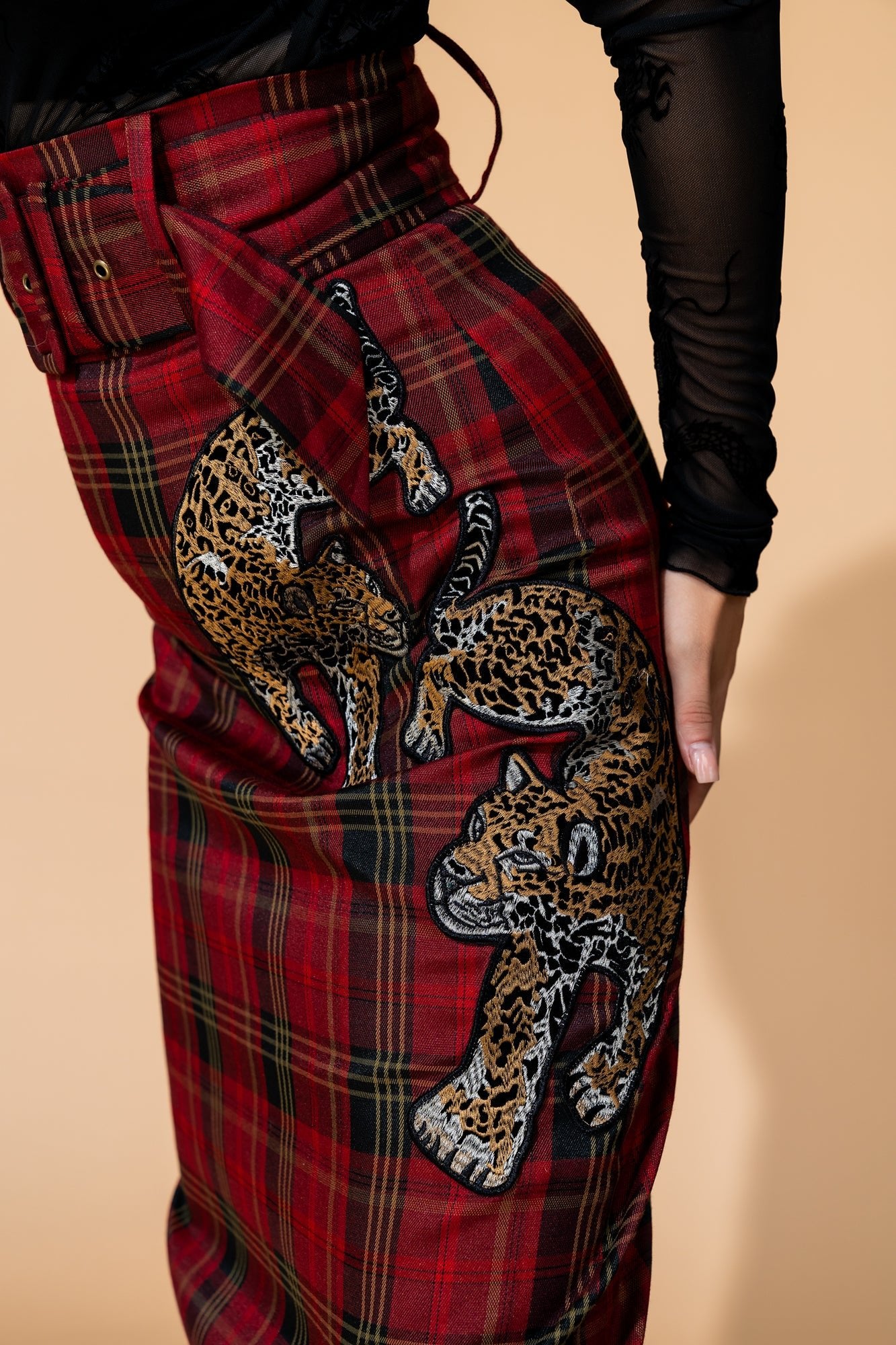 Mischief Maker Plaid Skirt in Red *PREORDER BEGINS SHIPPING 10/3* - Dressed in Lala