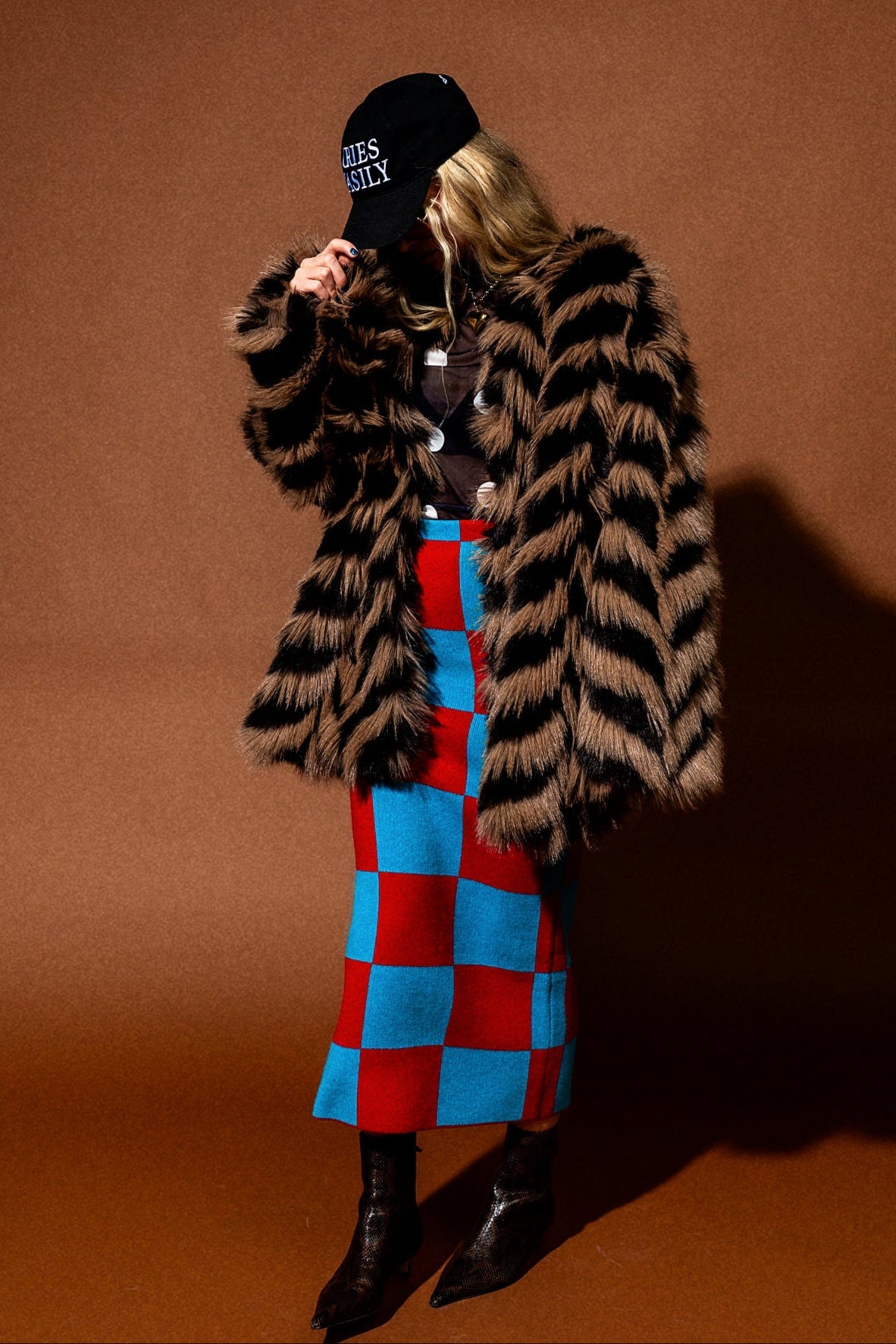 Mob Muse Oversized Faux Fur Coat - Dressed in Lala