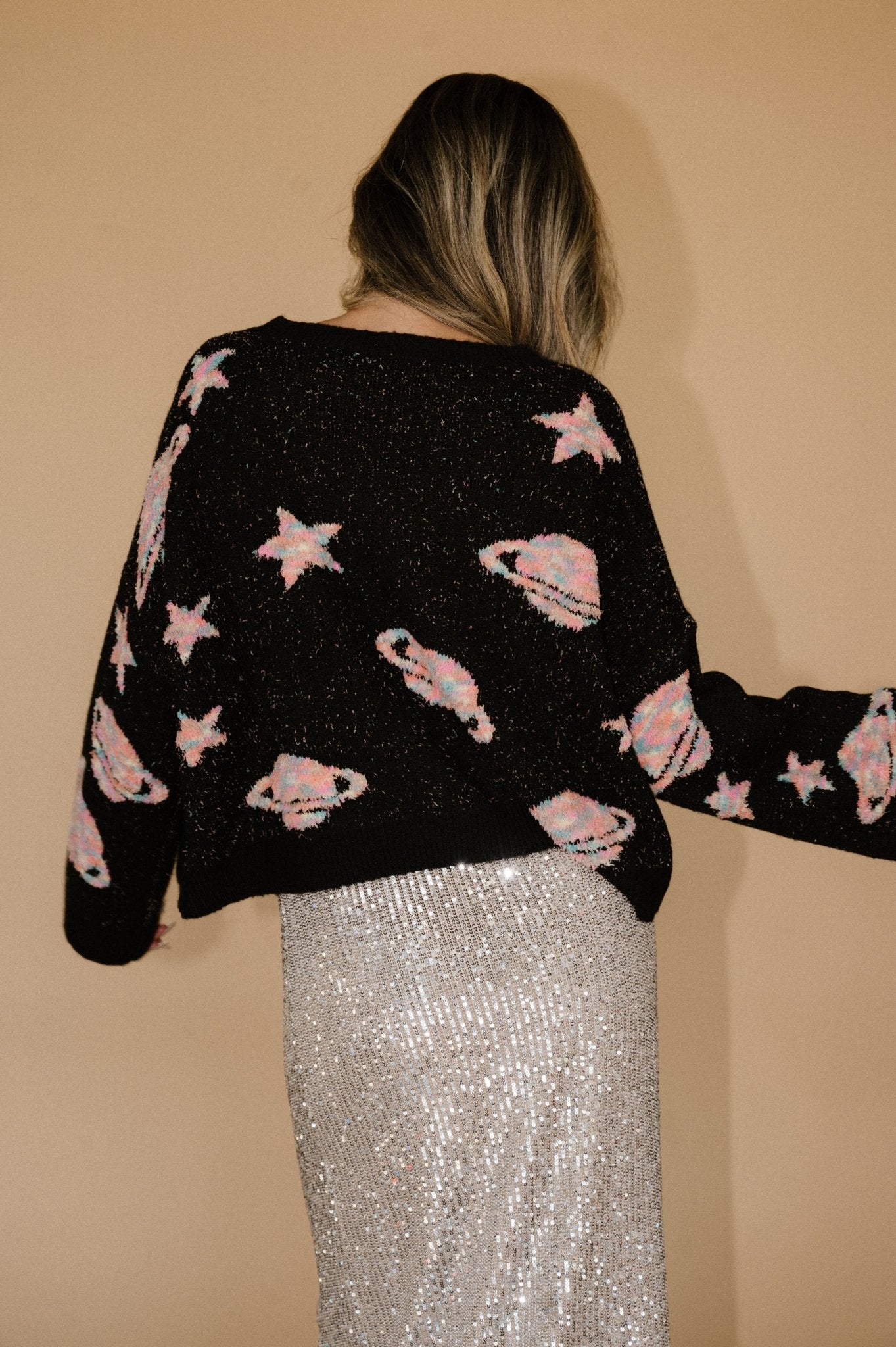 Need Some Space Boxy Button Up Cardigan - Dressed in Lala