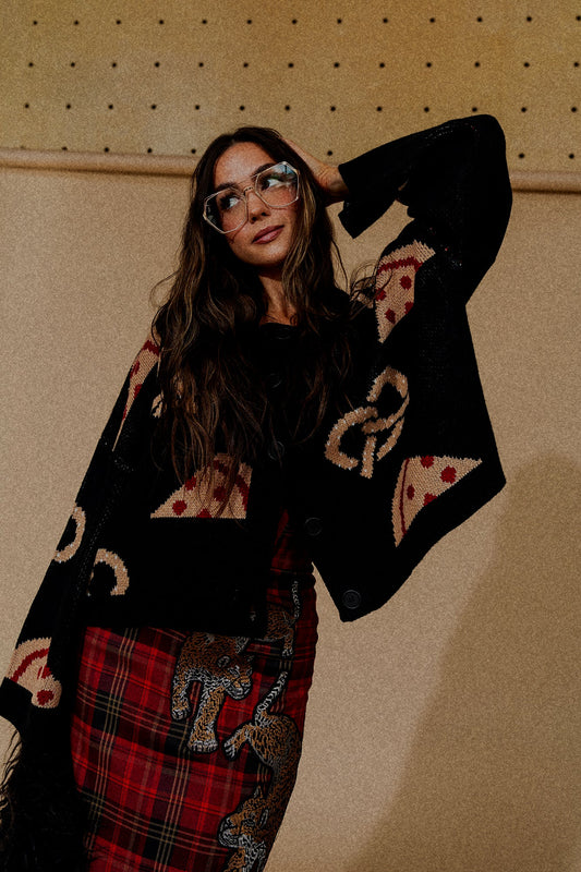 New York is My Boyfriend Boxy Button Up Cardigan - Dressed in Lala