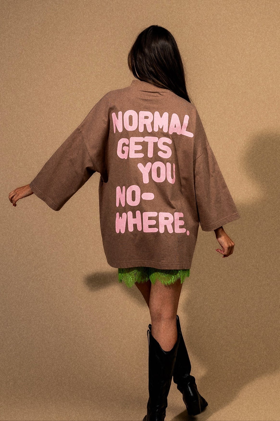 Normal Gets You Nowhere Heavyweight Cotton Dream Tee - Dressed in Lala