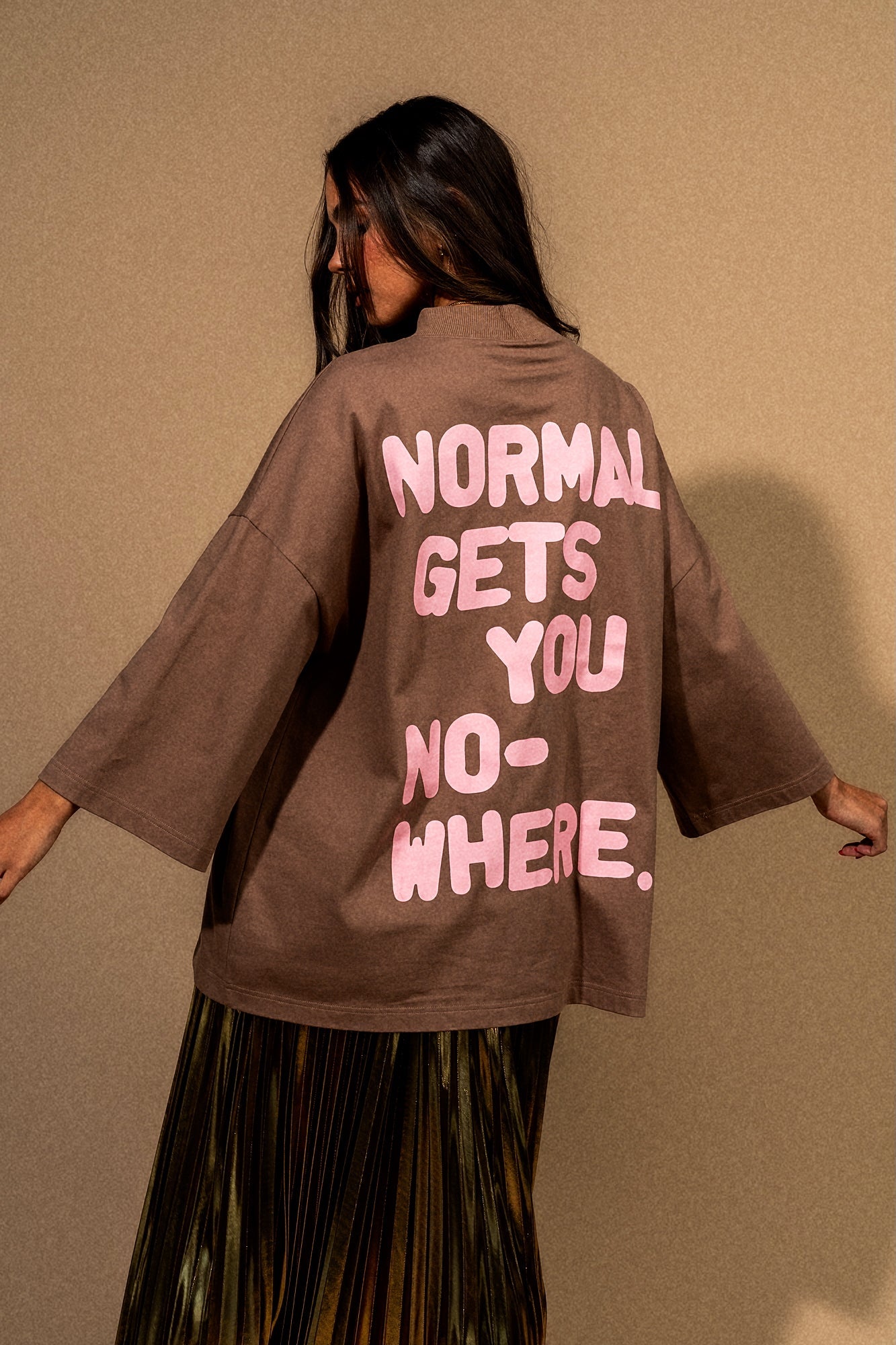 Normal Gets You Nowhere Heavyweight Cotton Dream Tee - Dressed in Lala