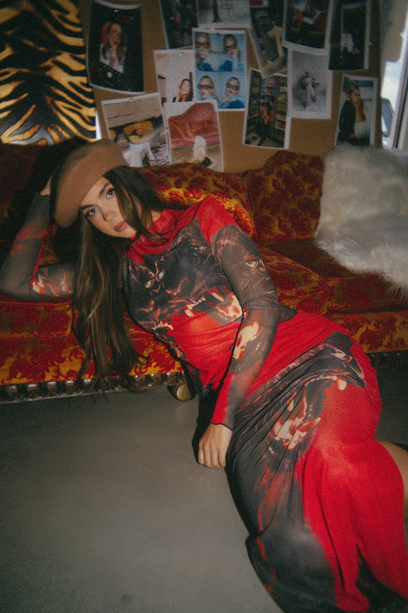 Not Your Emotional Support Panther Mesh Skirt - Dressed in Lala