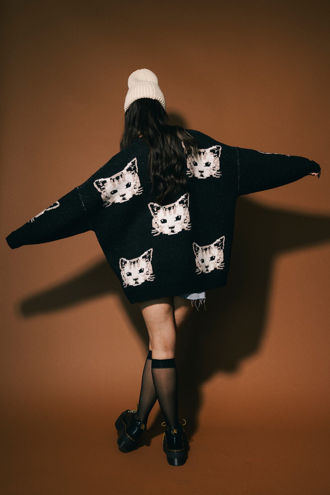 Pussy (Cat) Power Oversized Knit - Dressed in Lala