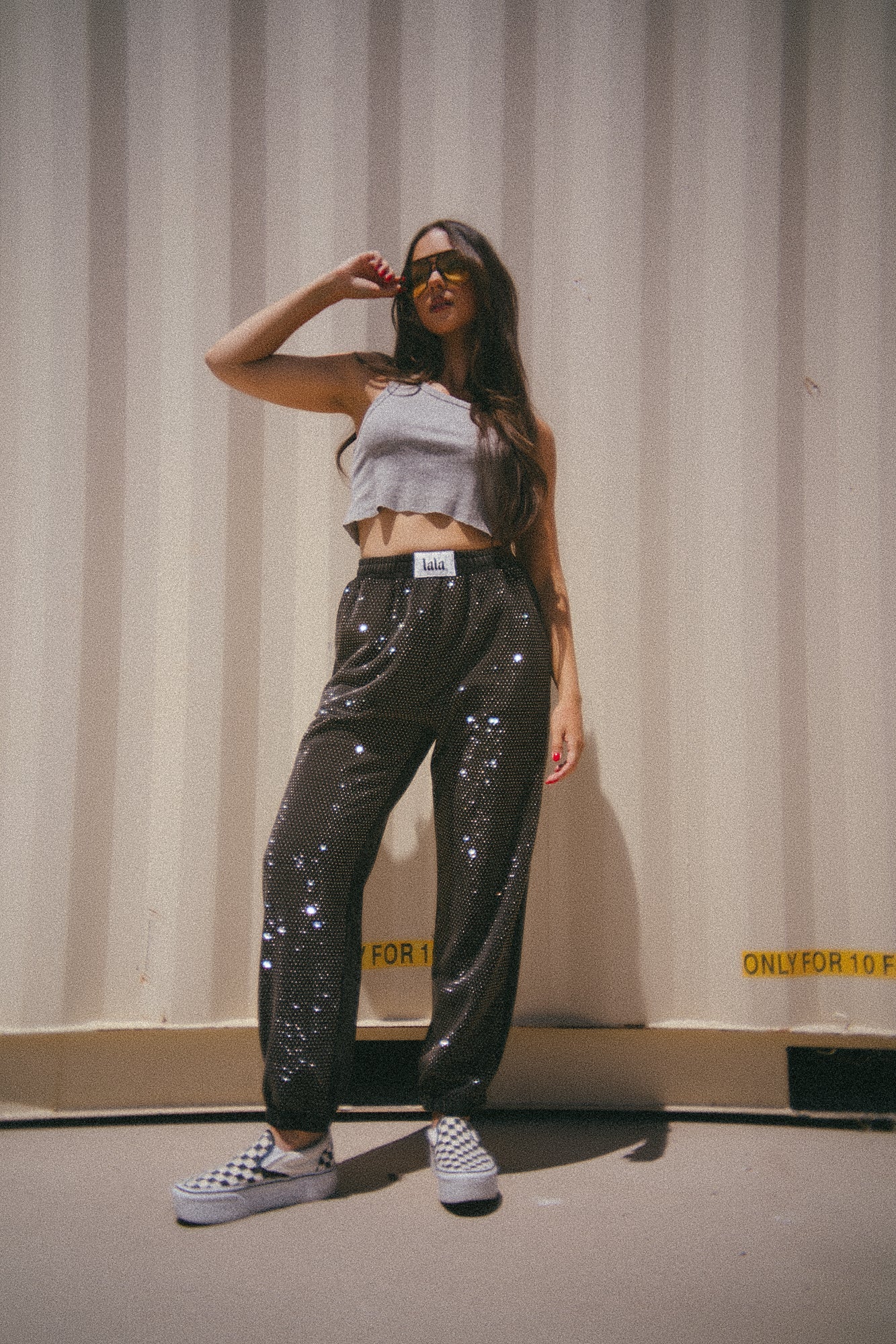 Queen of Grunge French Terry Joggers - Dressed in Lala
