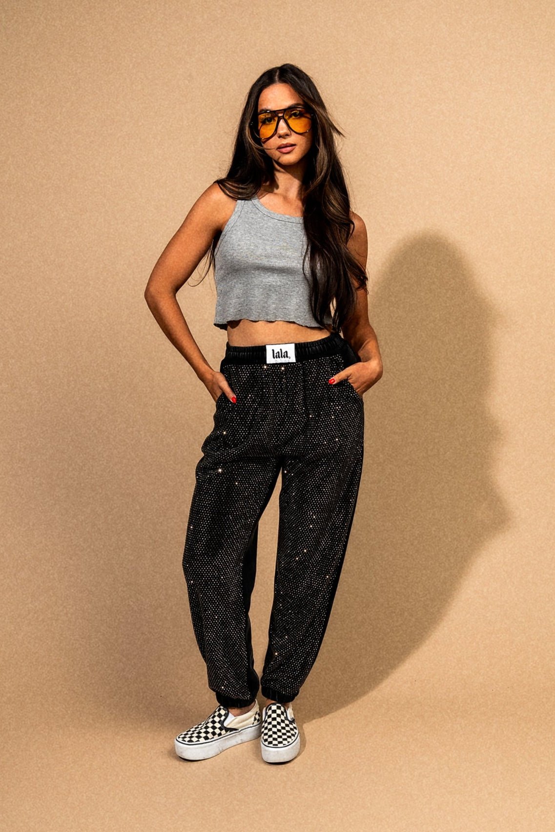 Queen of Grunge French Terry Joggers - Dressed in Lala