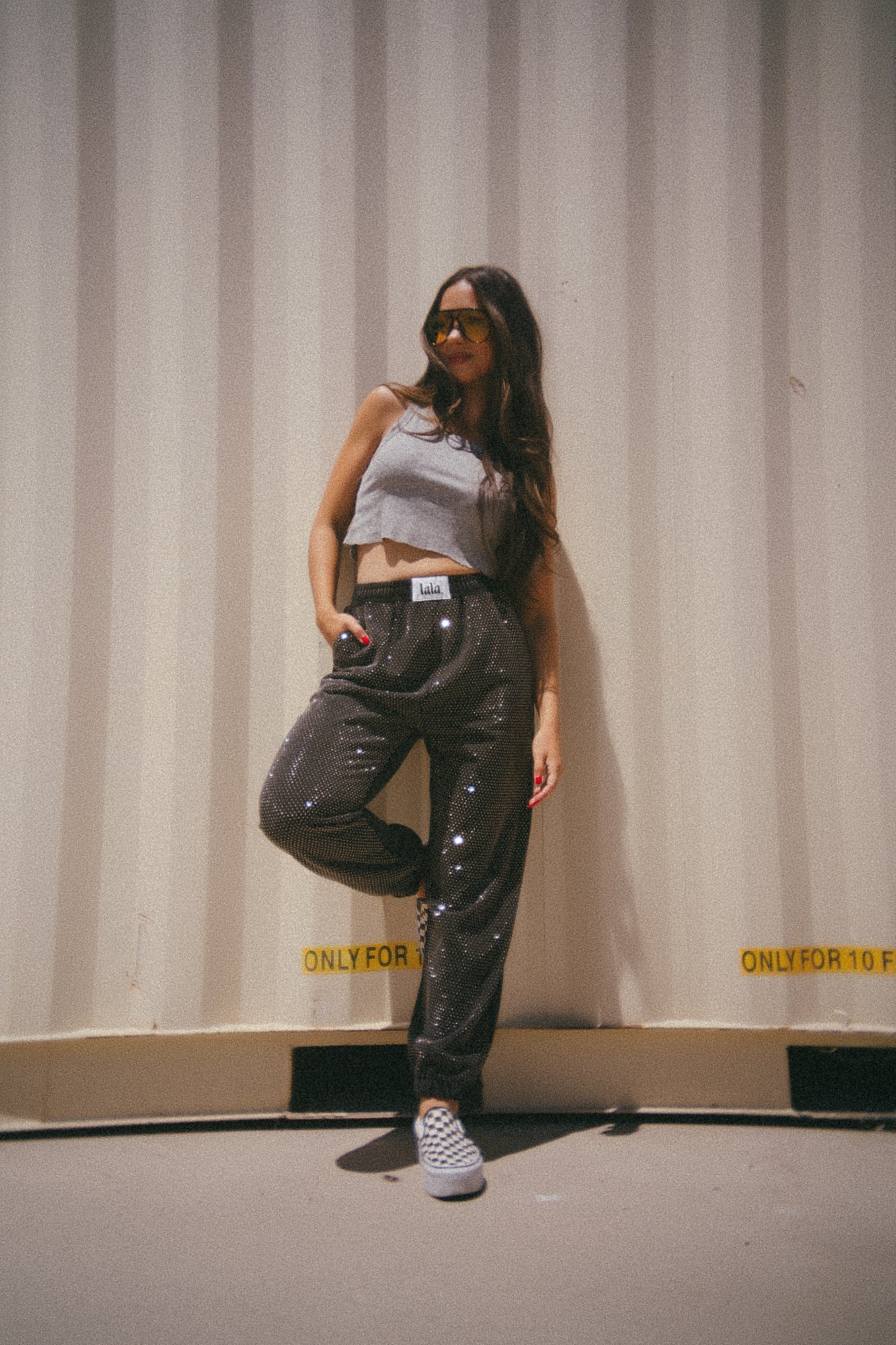 Queen of Grunge French Terry Joggers - Dressed in Lala