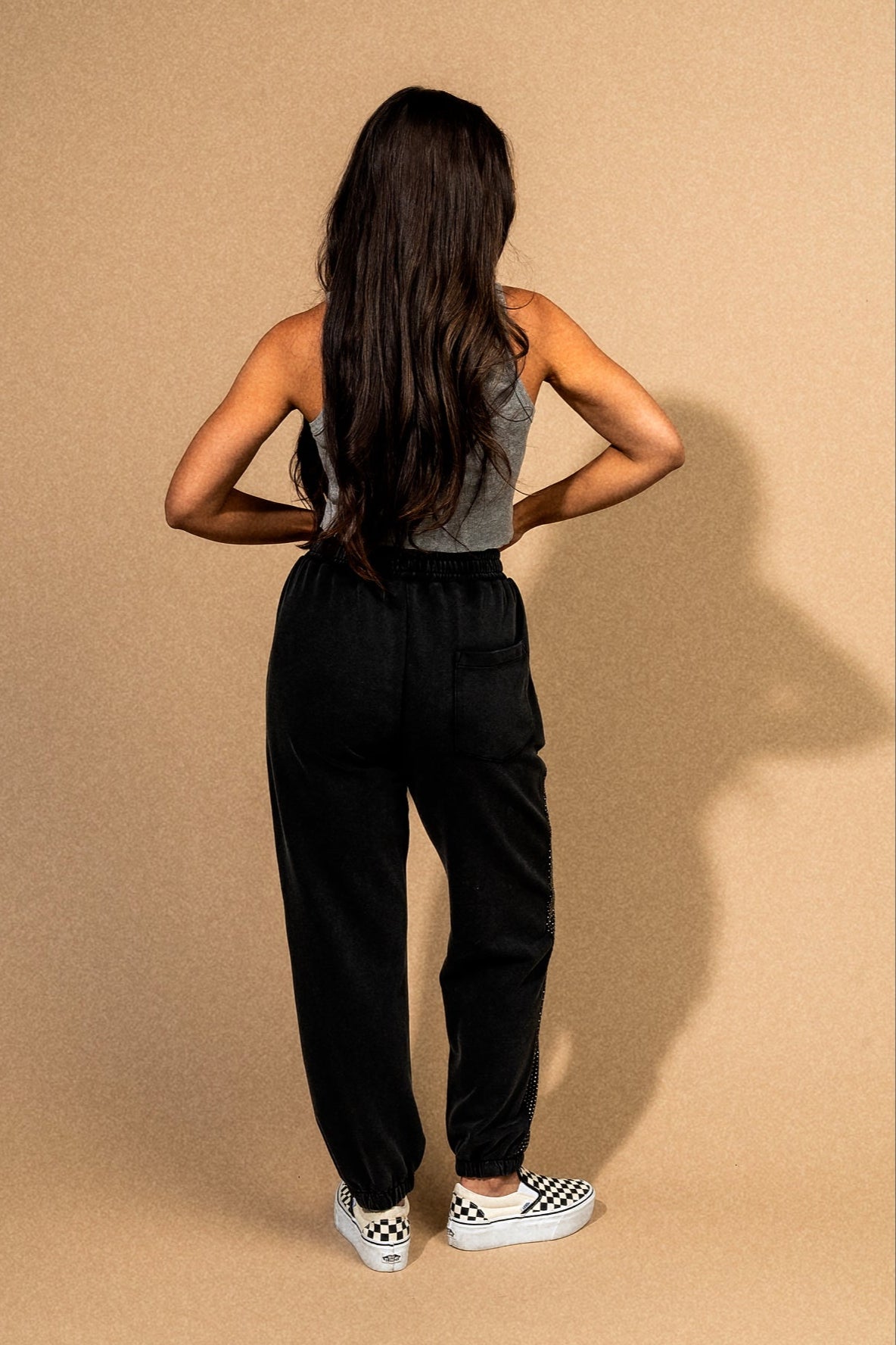 Queen of Grunge French Terry Joggers - Dressed in Lala