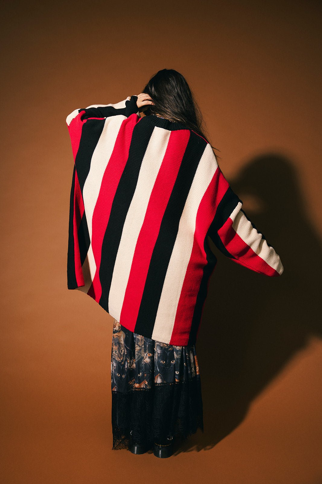 Rebel Heart Oversized Sweater - Dressed in Lala