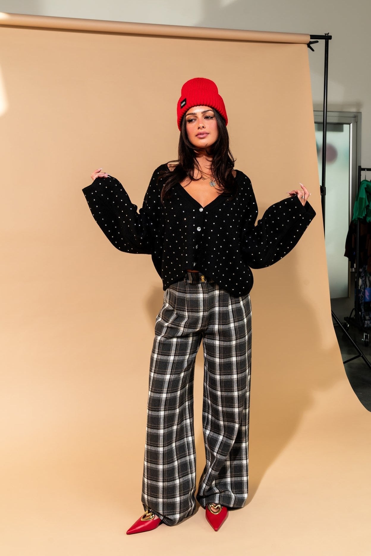 Rhinestone Cowgirl Cropped Cardigan - Dressed in Lala