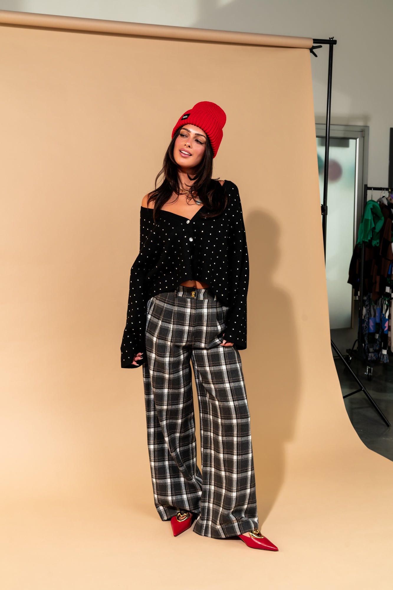 Rhinestone Cowgirl Cropped Cardigan - Dressed in Lala
