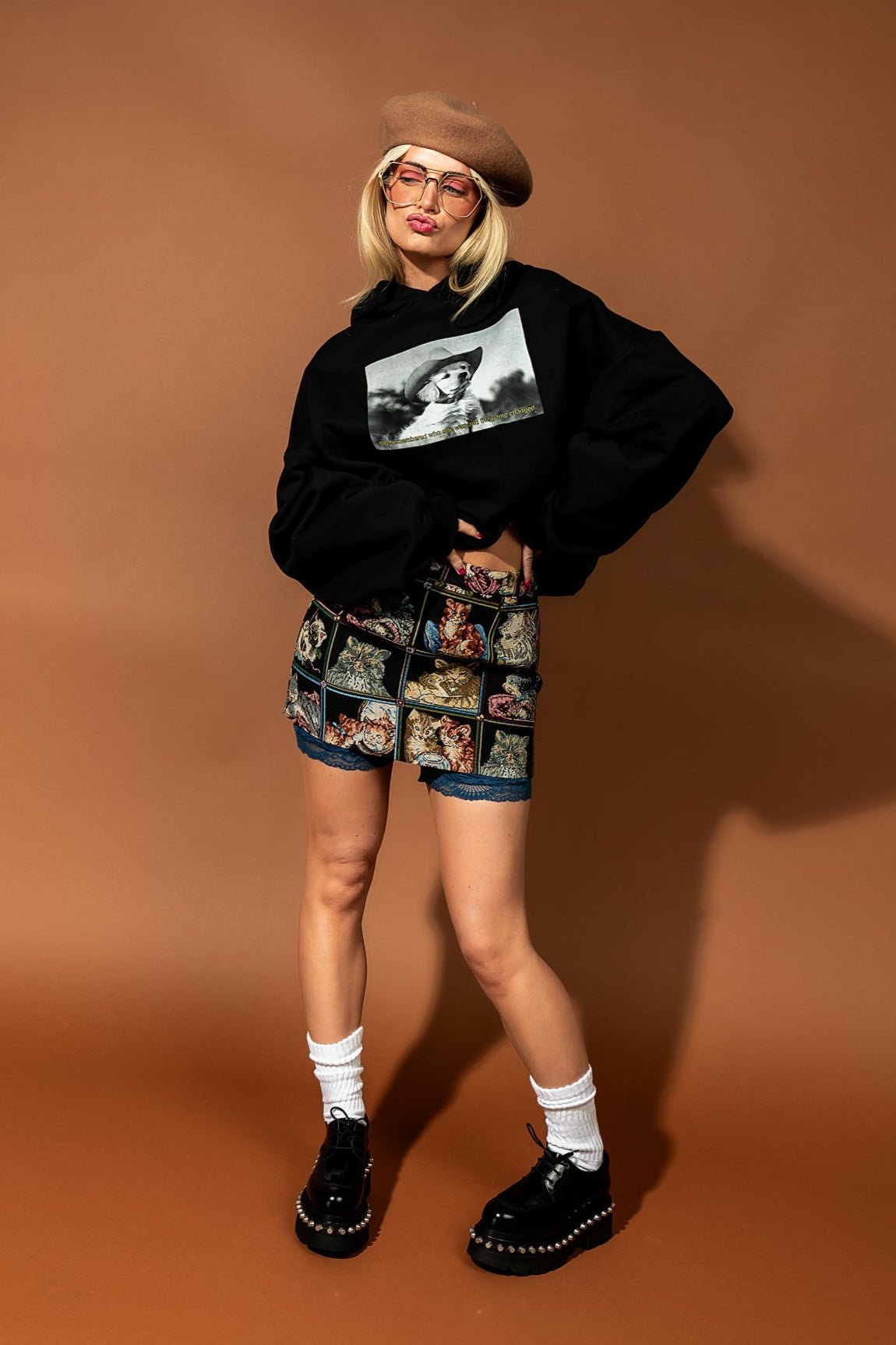 She Remembered Who She Was Cropped Hoodie - Dressed in Lala
