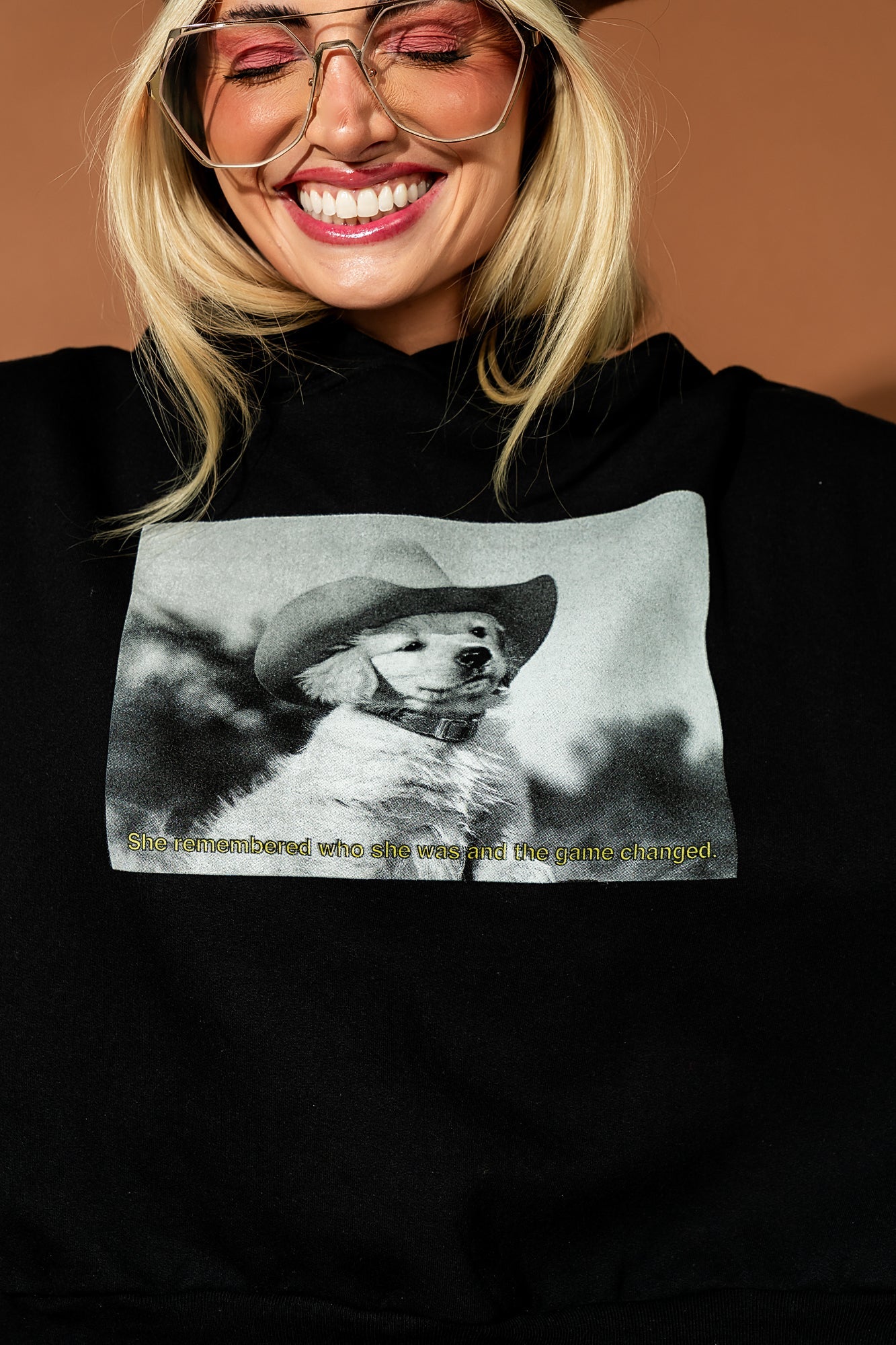 She Remembered Who She Was Cropped Hoodie - Dressed in Lala