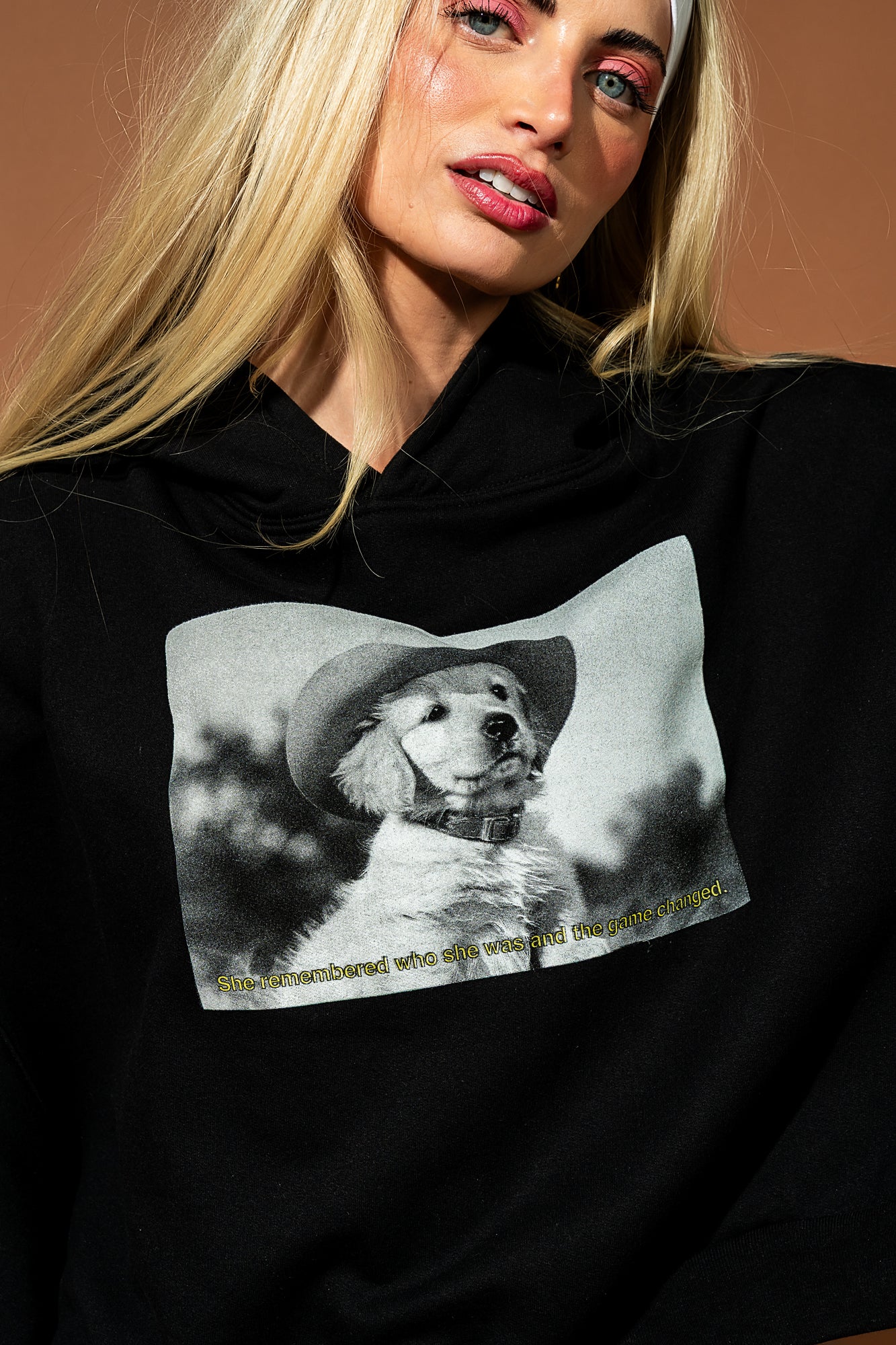 She Remembered Who She Was Cropped Hoodie - Dressed in Lala