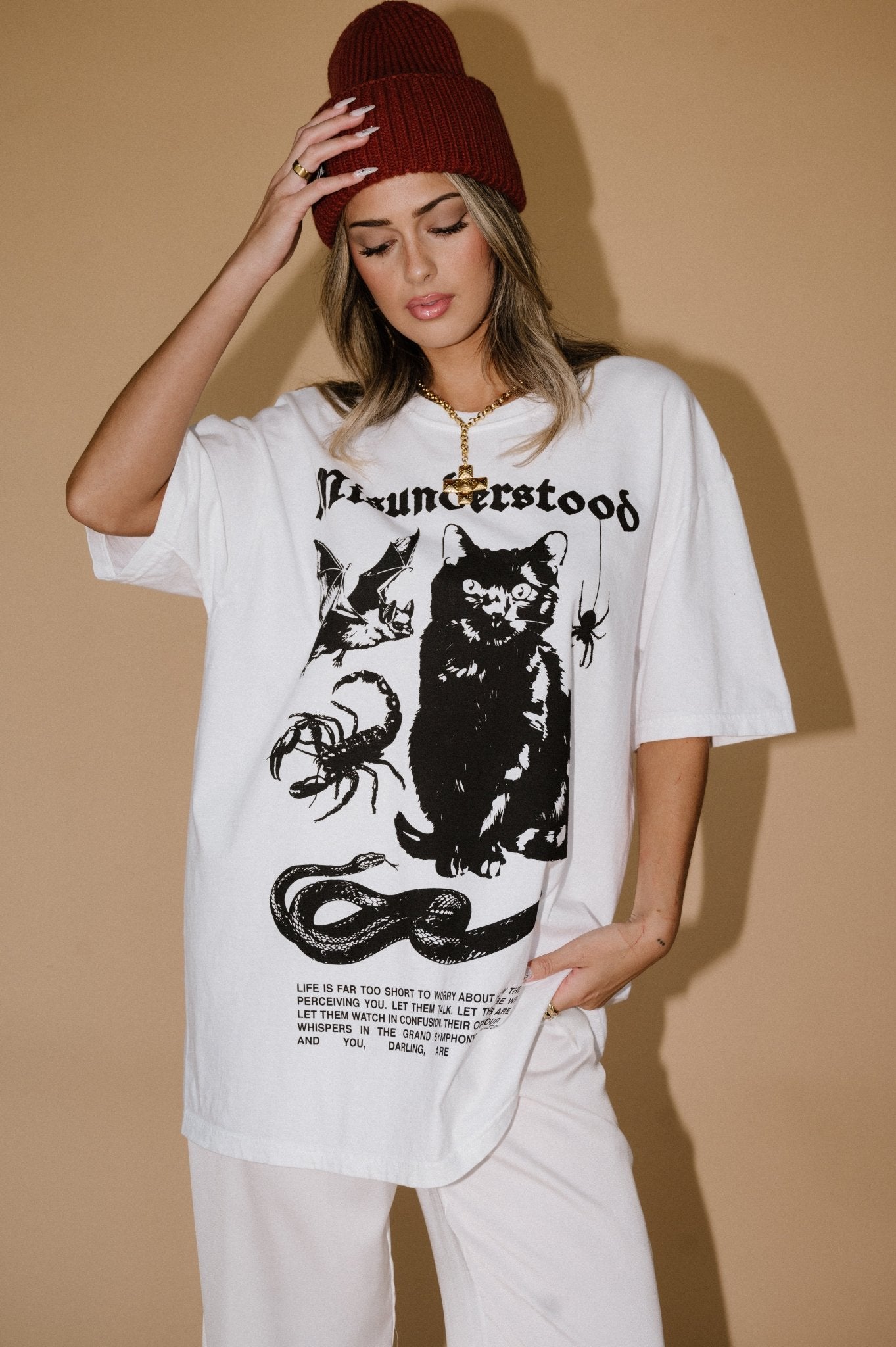 Simply Misunderstood Oversized Tee - Dressed in Lala