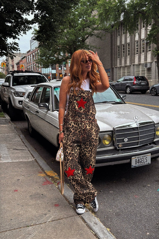 Star Girl Rising Boyfriend Overalls - Dressed in Lala