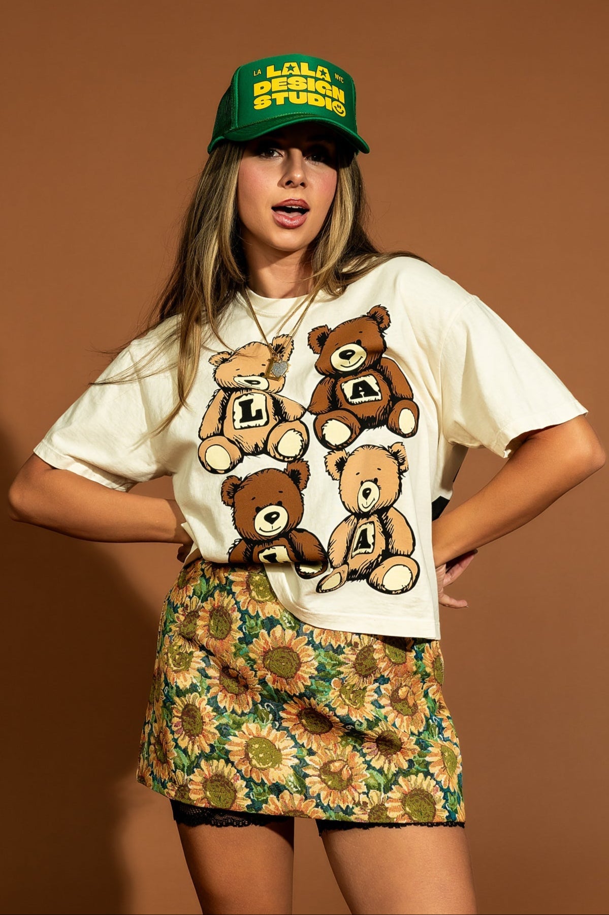 Teddy Bear Hug Boxy Tee - Dressed in Lala
