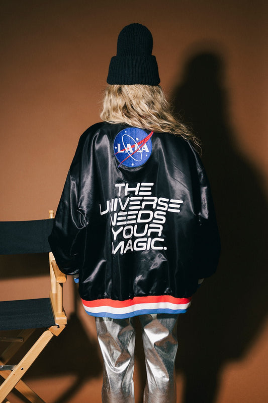 The Universe Needs Your Magic Oversized Bomber - Dressed in Lala