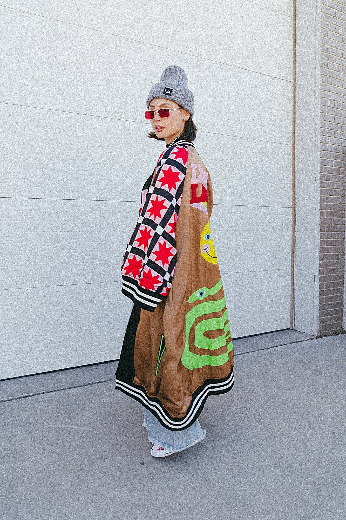 The Work of Art is You Reversible Kimono Bomber - Dressed in Lala