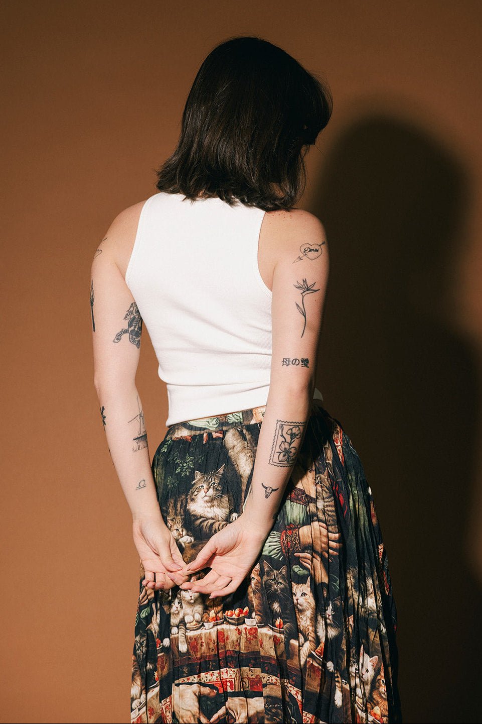 The World Needs Your Magic Graffiti Tank in White - Dressed in Lala