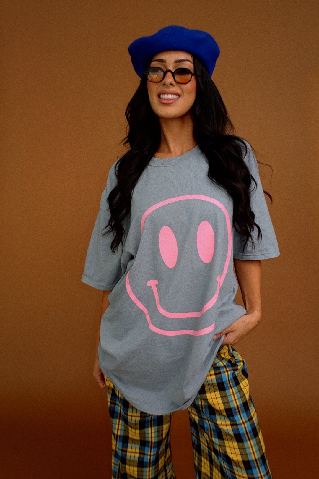 The World Needs Your Magic Oversized Tee in Stone Grey - Dressed in Lala