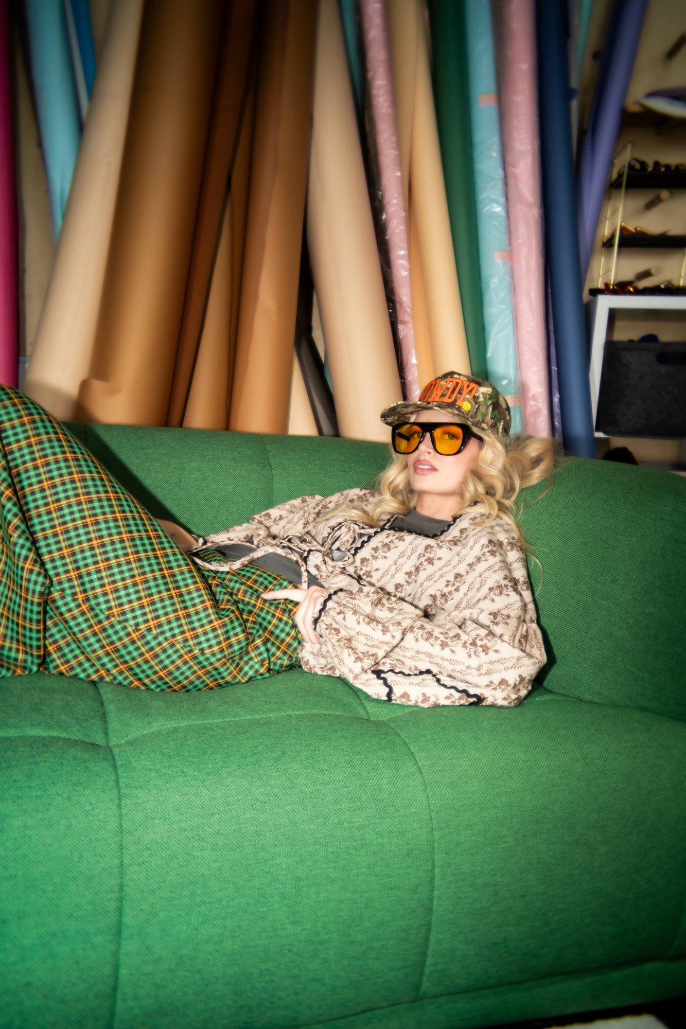 Thrift Shop Throwback Plaid Bias Midi Skirt - Dressed in Lala