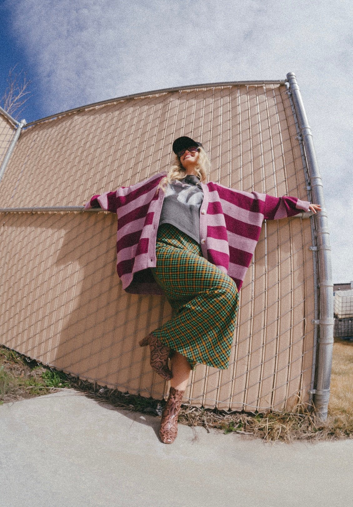 Thrift Shop Throwback Plaid Bias Midi Skirt - Dressed in Lala