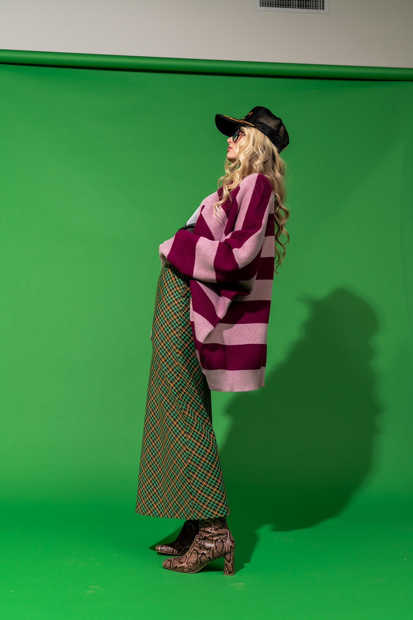 Thrift Shop Throwback Plaid Bias Midi Skirt - Dressed in Lala