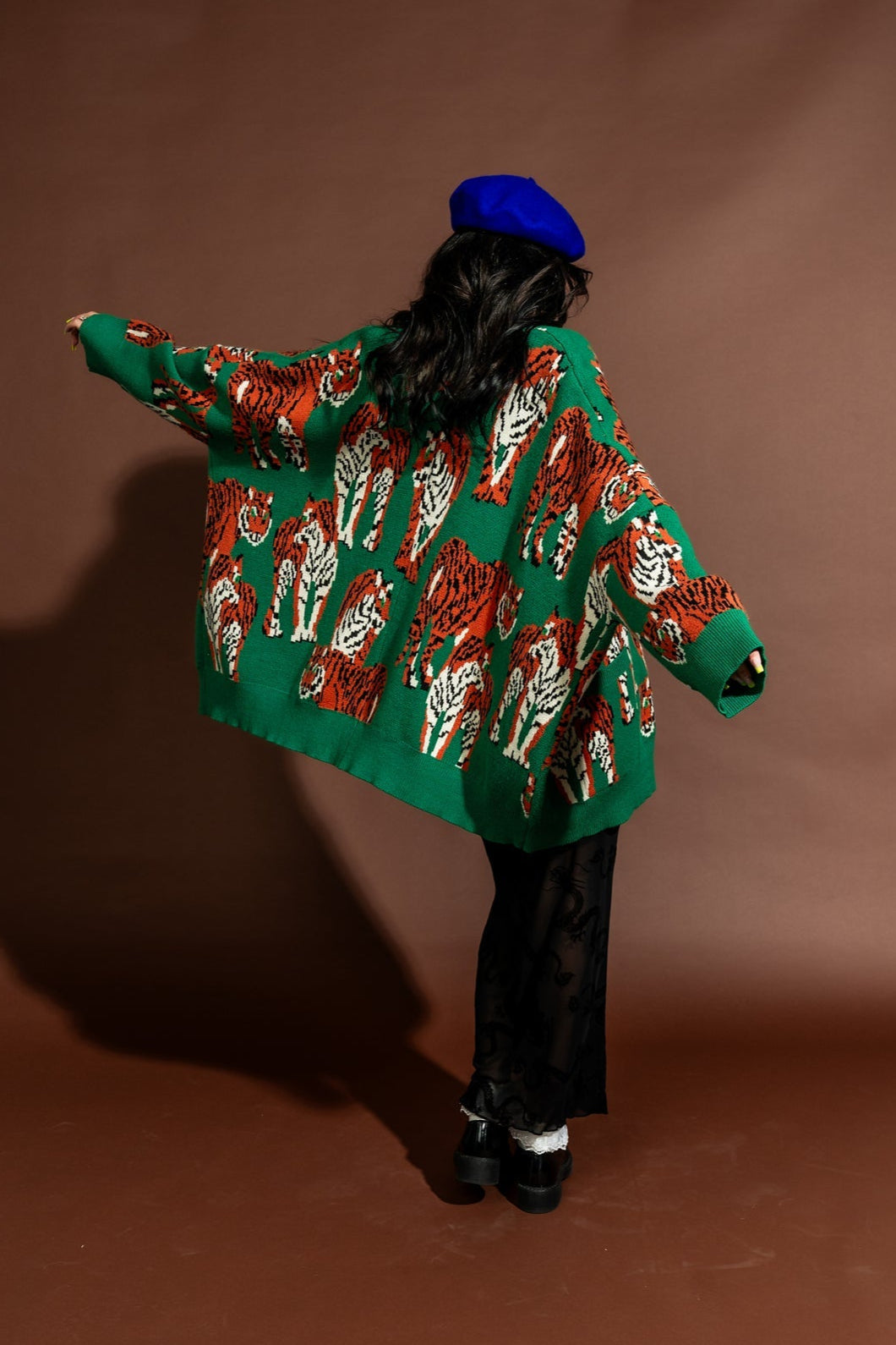 Tiger Tales Oversized Cardigan - Dressed in Lala