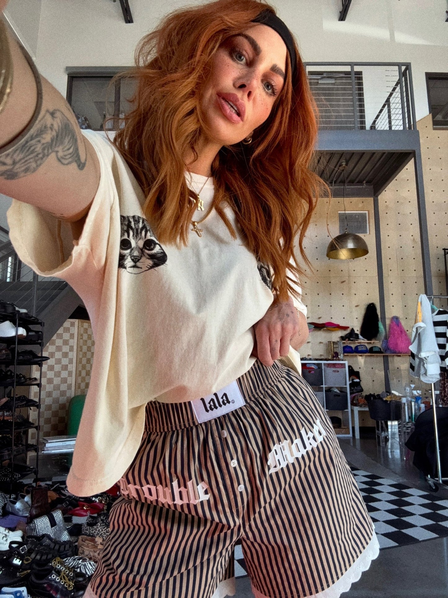 Trouble Maker Lace Boxer Shorts - Dressed in Lala