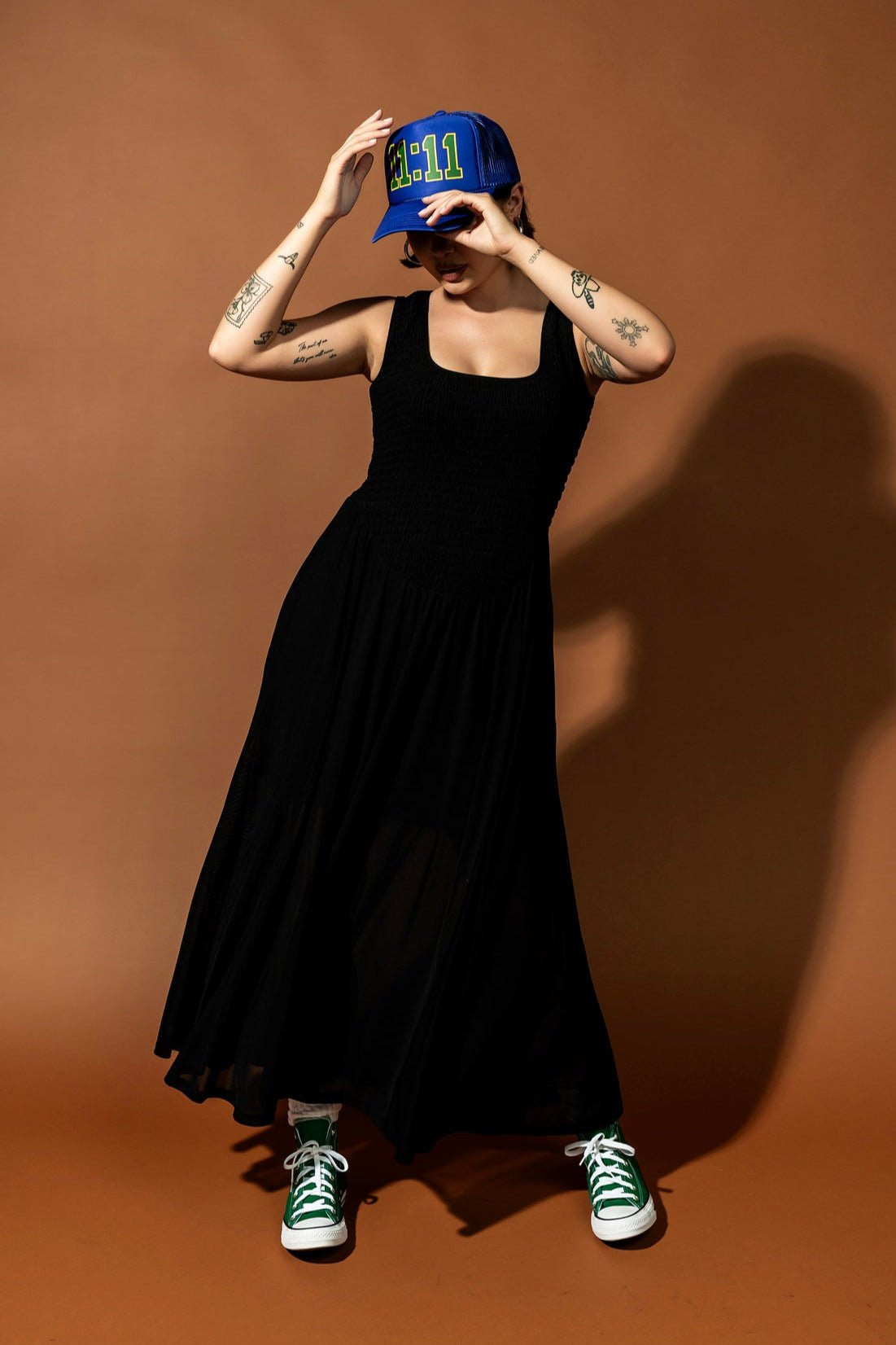 Vixen with a Vendetta Mesh Smocked Dress - Dressed in Lala