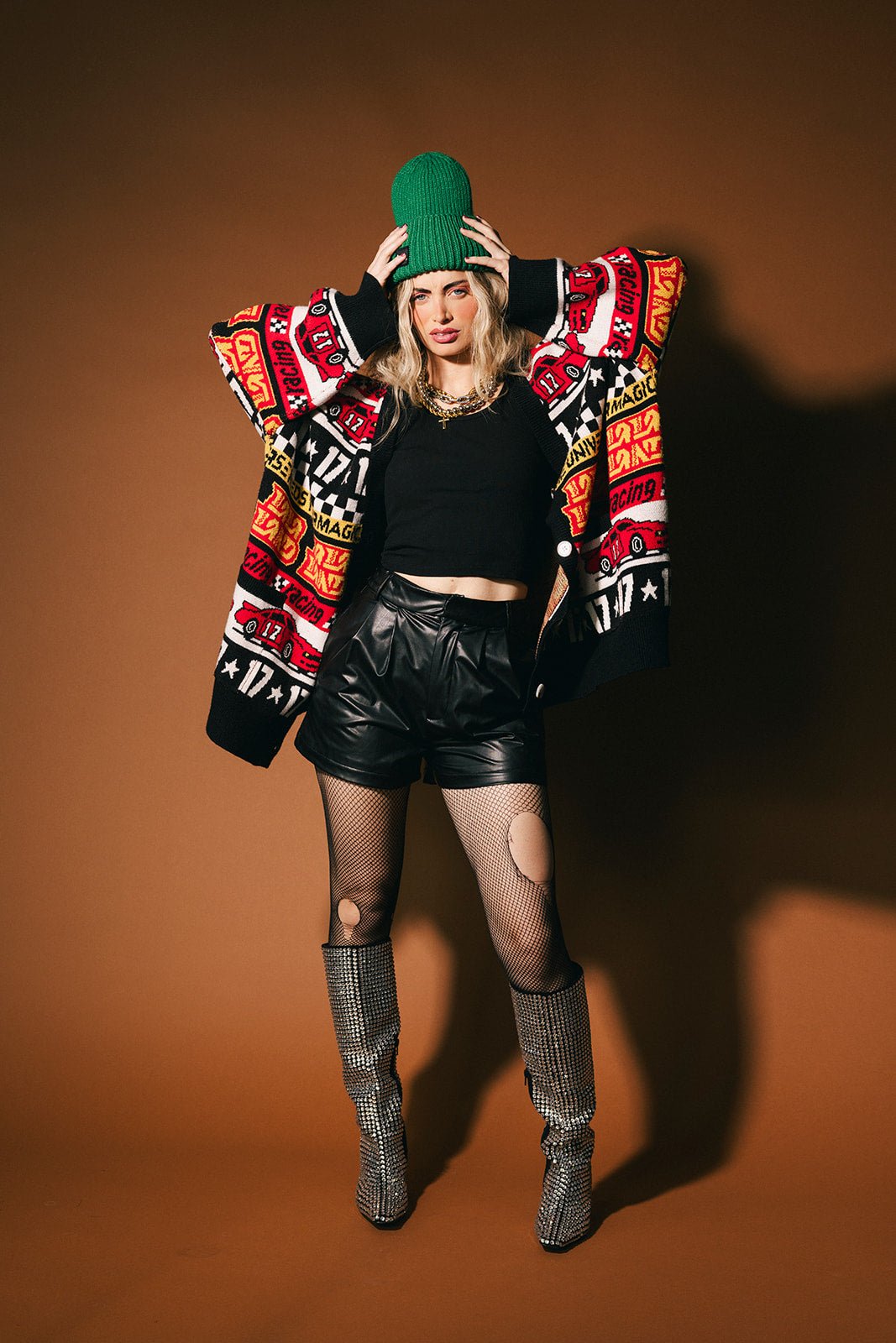 Vroom Vroom Oversized Cardigan - Dressed in Lala