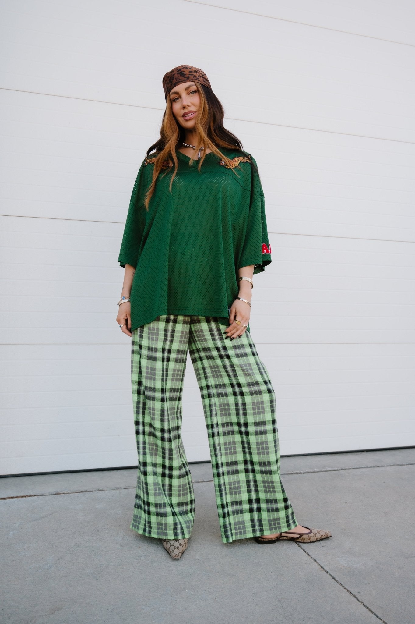 Way To Go Tiger Jersey in Forest Green - Dressed in Lala