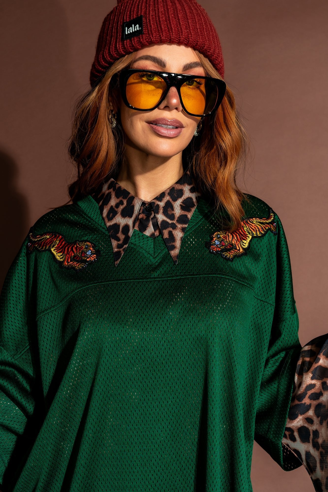 Way To Go Tiger Jersey in Forest Green - Dressed in Lala