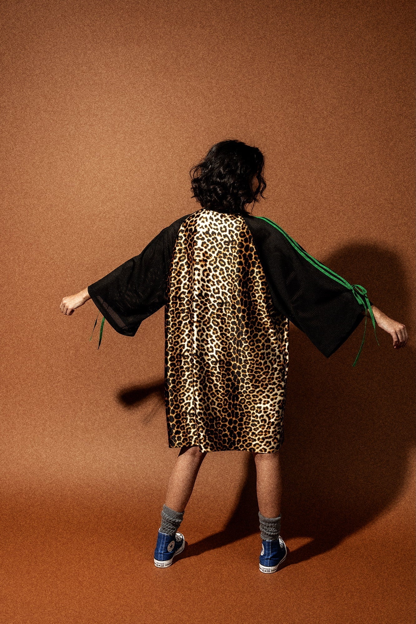 Weirdo World Leopard Jersey Dress - Dressed in Lala