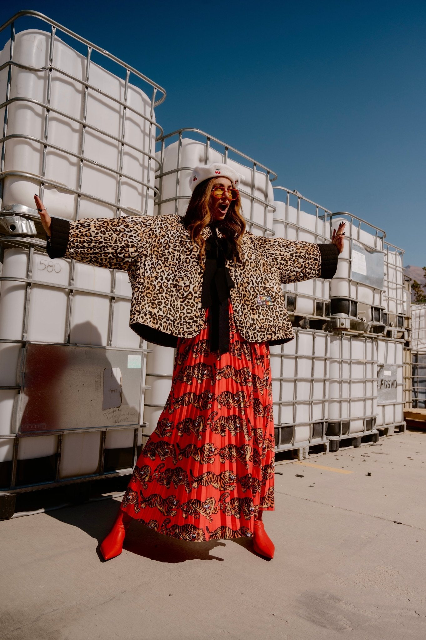Welcome to Lalaland Quilted Leopard Oversized Jacket - Dressed in Lala