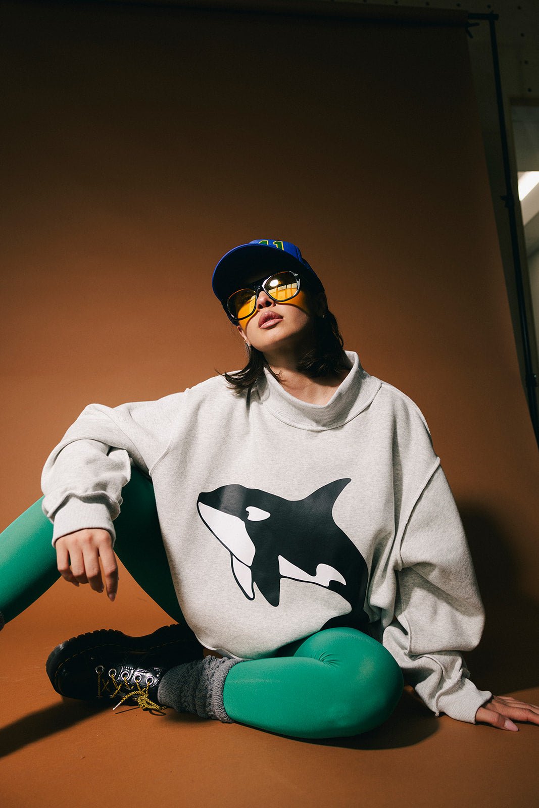 Whale Yeah Reversible Boxy Pullover - Dressed in Lala