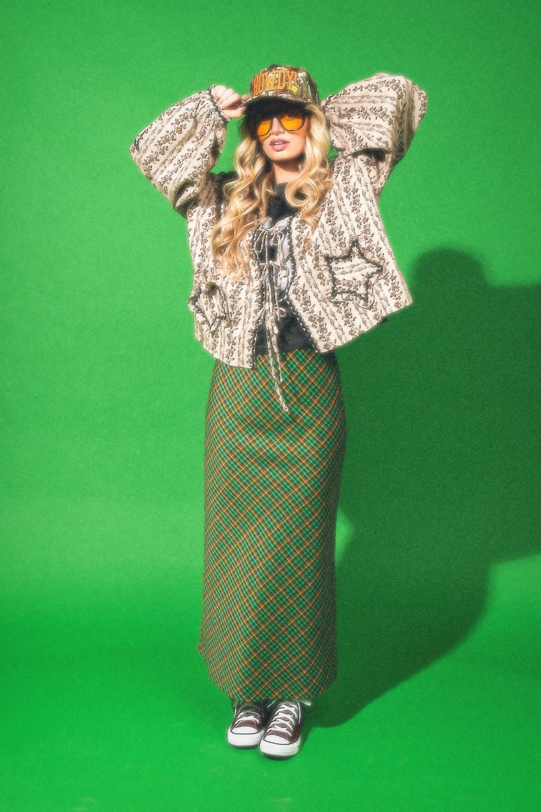 Why Not Tie Front Top in Vintage Florals - Dressed in Lala
