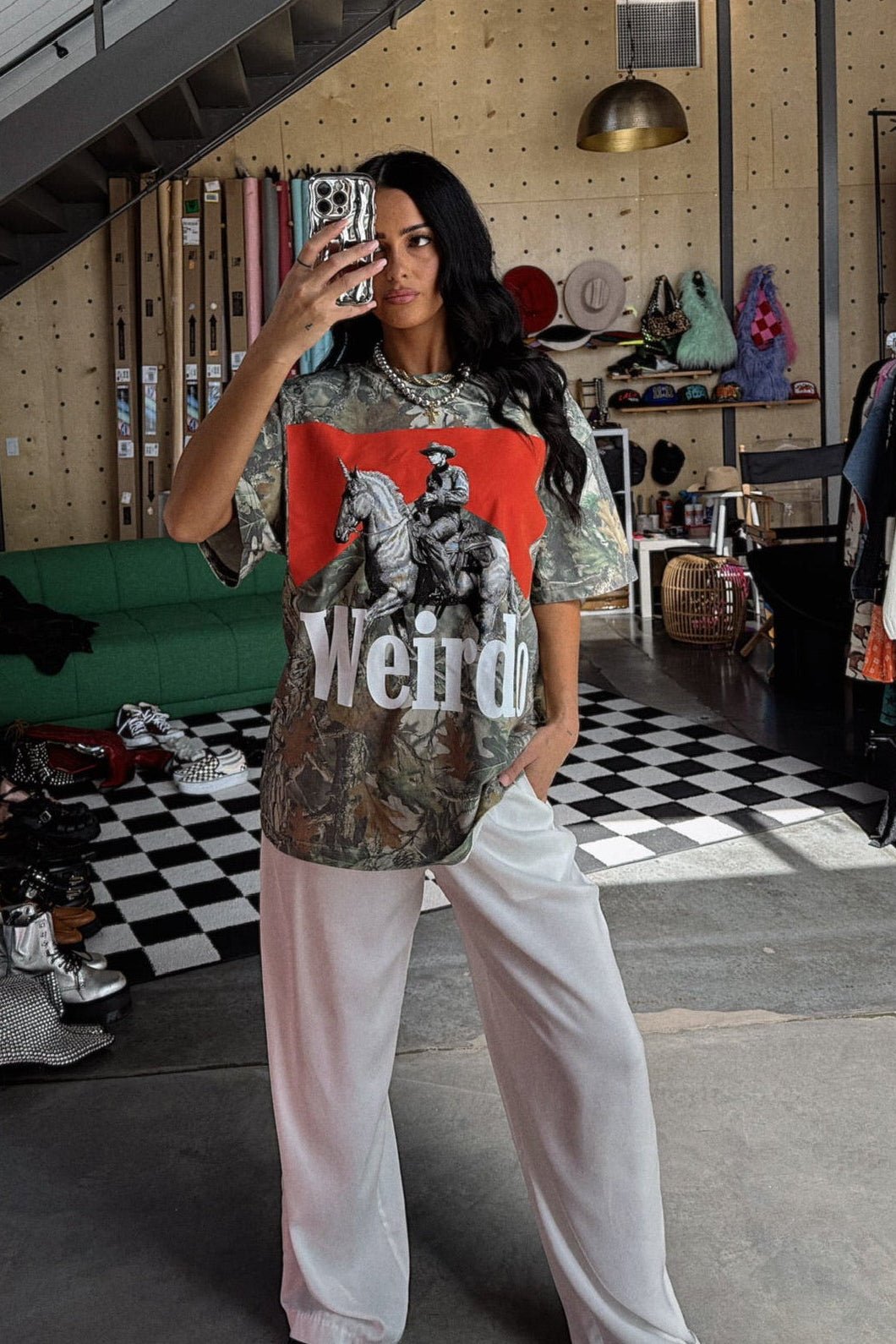 Wild Weirdo Real Tree Camo Tee - Dressed in Lala