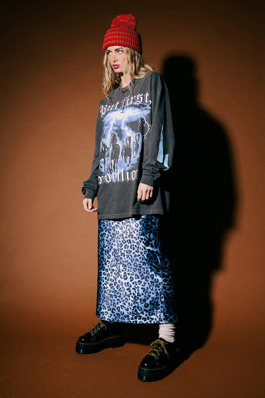Year of the Horse Oversized Long Sleeve Tee - Dressed in Lala