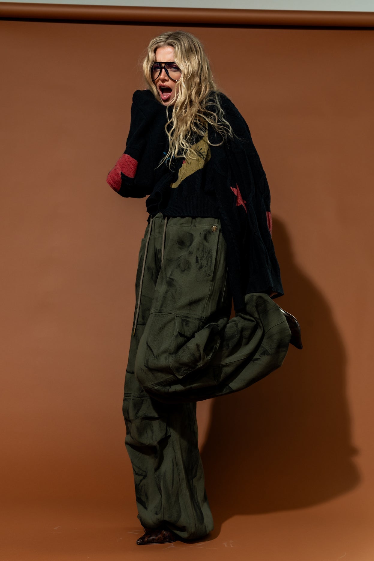 You Don't Own Me Ultra Wide Leg Cargo Pants - Dressed in Lala