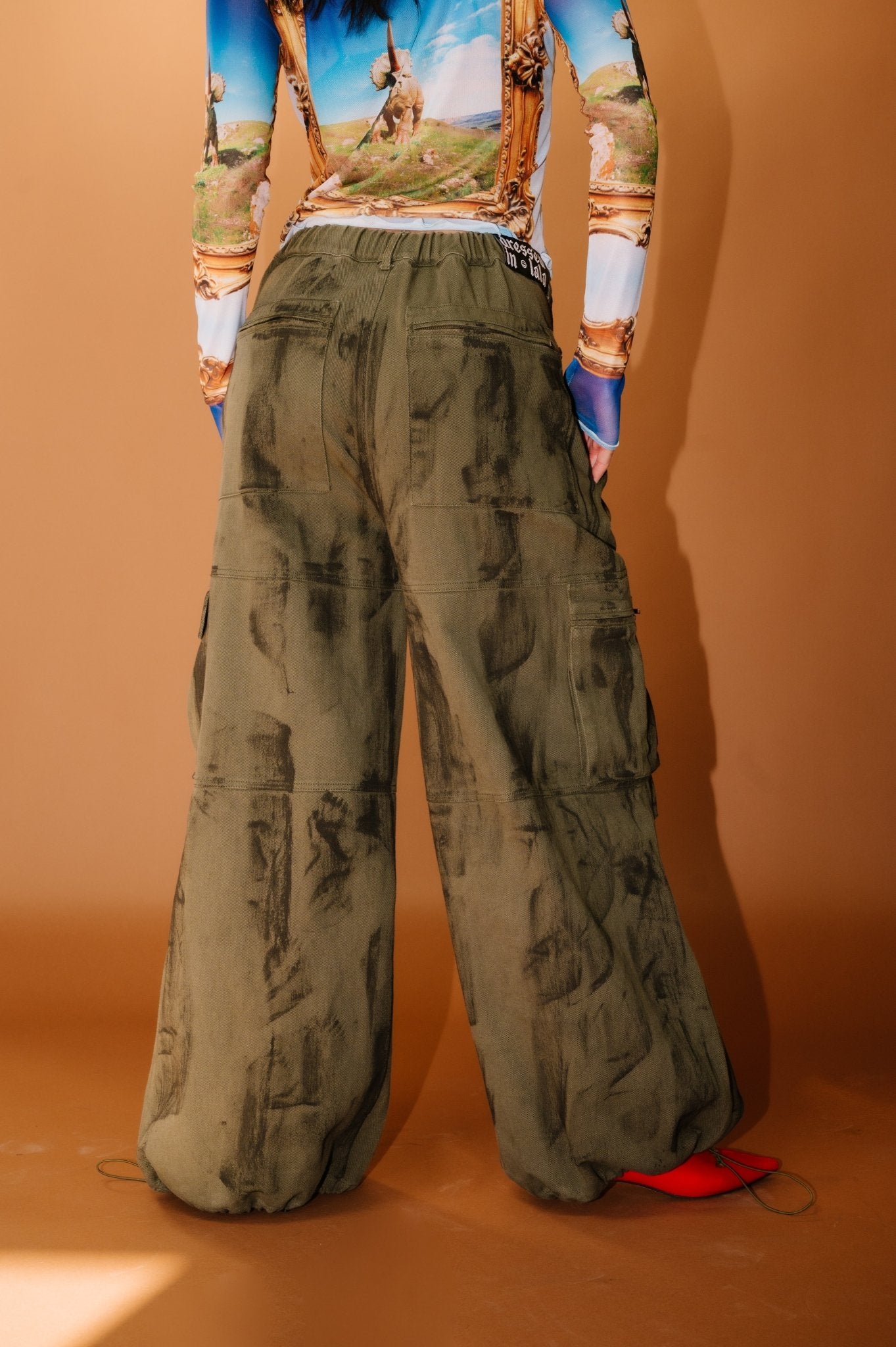 You Don't Own Me Ultra Wide Leg Cargo Pants - Dressed in Lala