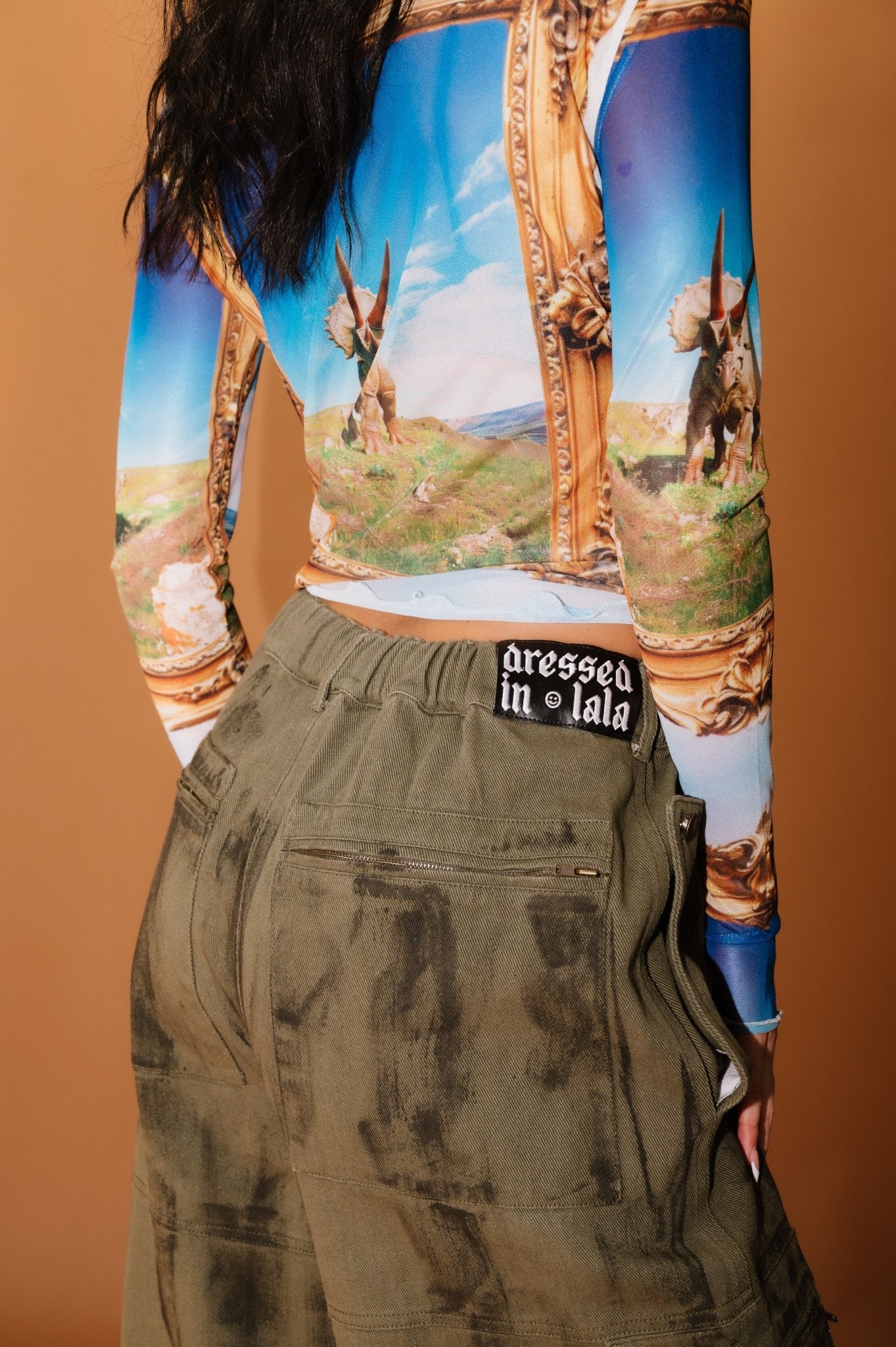 You Don't Own Me Ultra Wide Leg Cargo Pants - Dressed in Lala