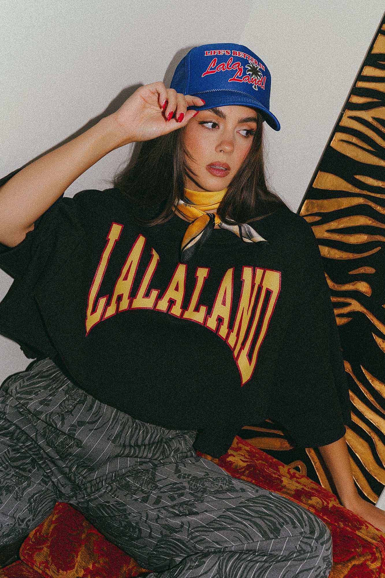 Your Dad's Vintage Sweatshirt (But Better) in Black Lalaland - Dressed in Lala