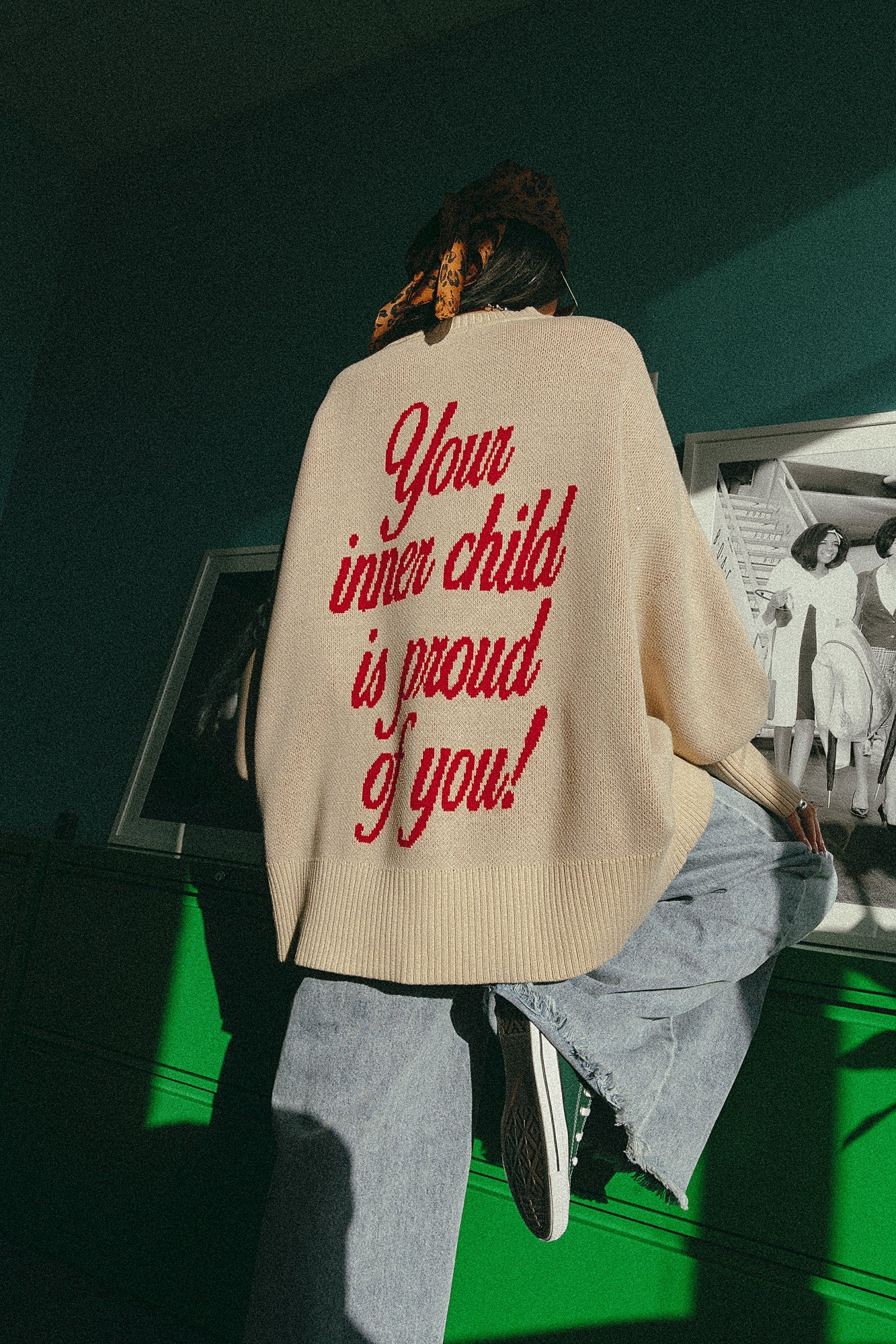 Your Inner Child is Proud of You Oversized Knit - Dressed in Lala