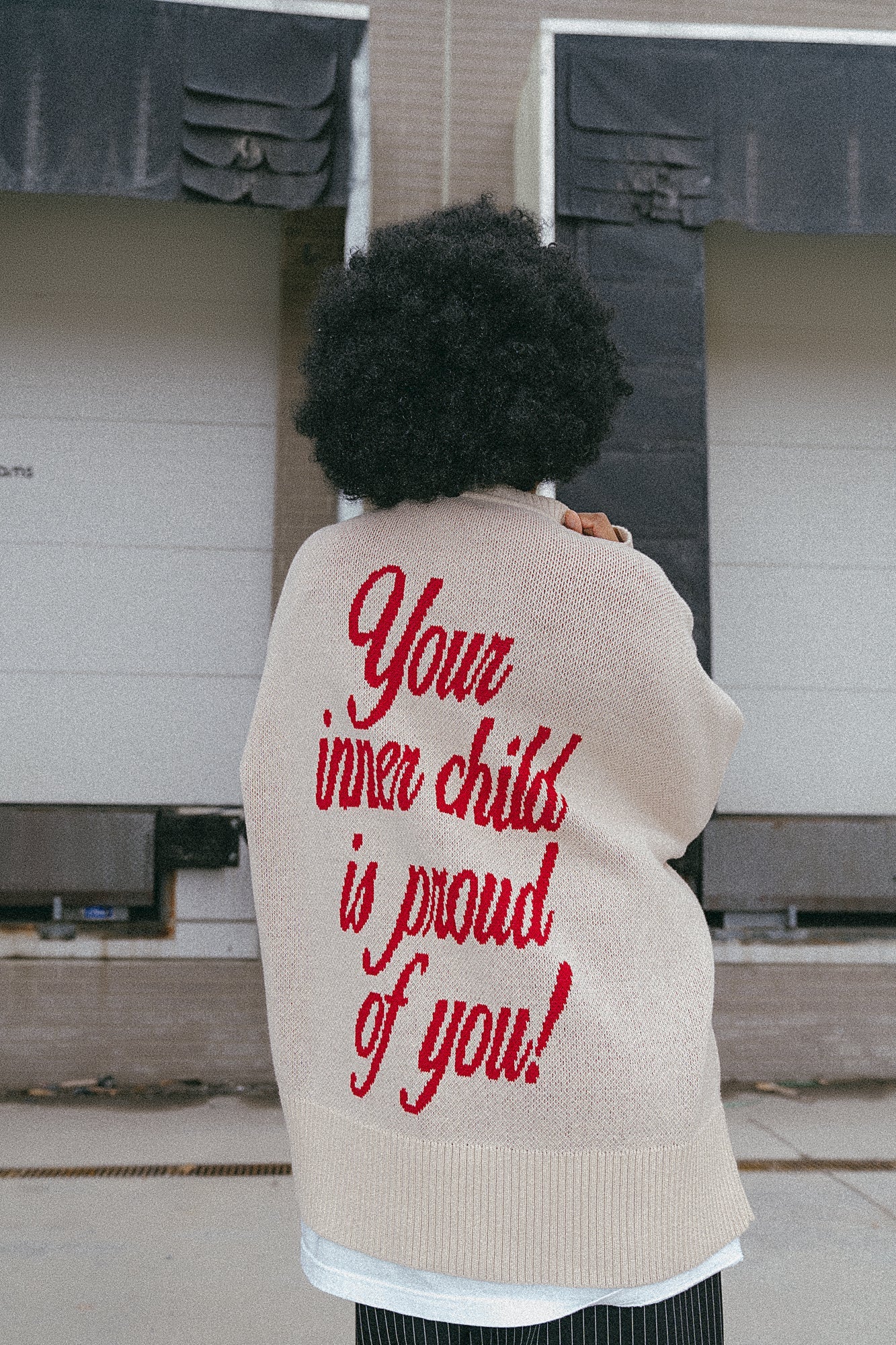 Your Inner Child is Proud of You Oversized Knit - Dressed in Lala