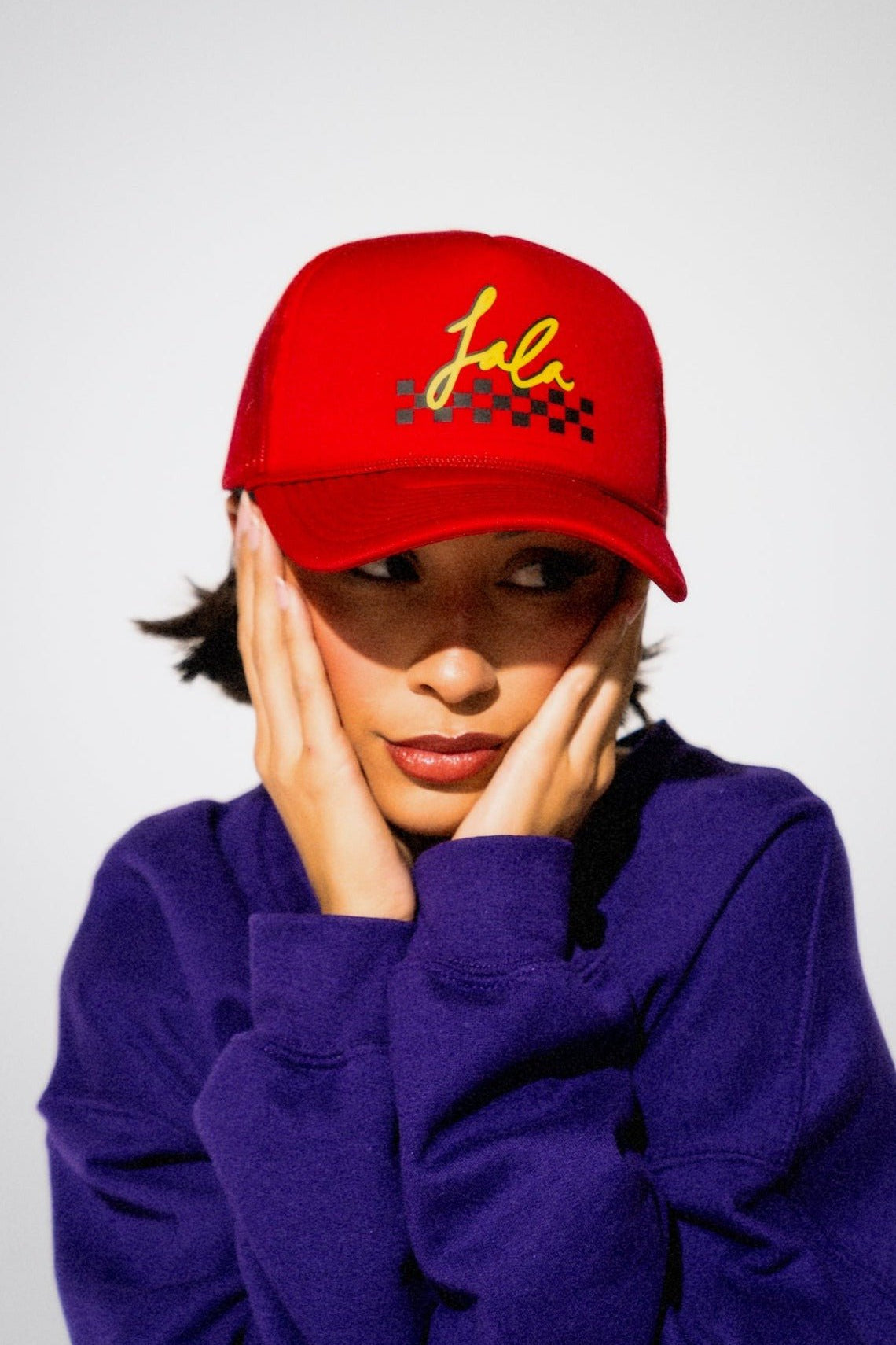 Lala Finish Line Trucker Hat