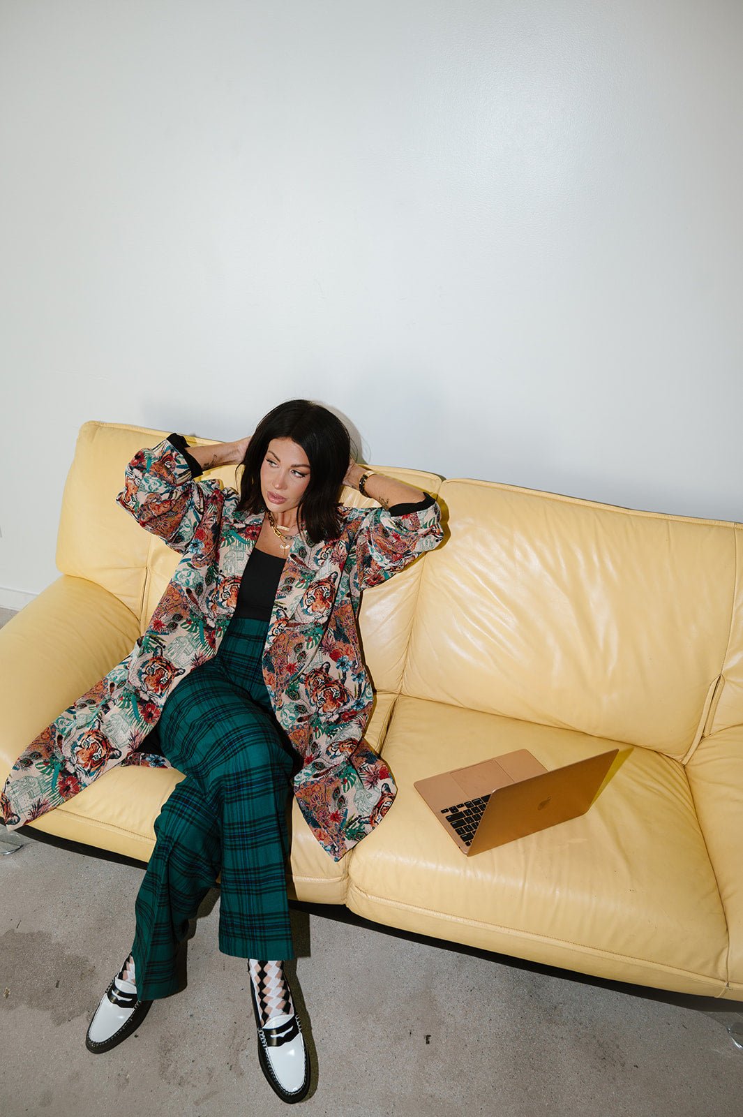 Scorpio Coat in Wild Soul Jacquard